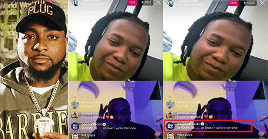 Davido reacts after Kiddominant and Peruzzi revealed they wrote most of his hit songs – Naija Gbedu