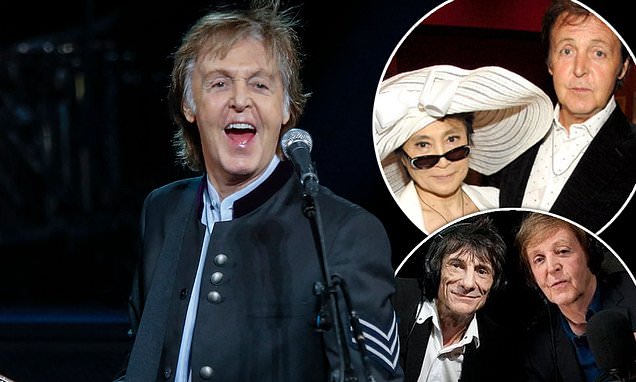 Paul McCartney turns 80! Yoko Ono and Ringo Starr and Ronnie Wood lead the birthday tributes | Daily Mail Online